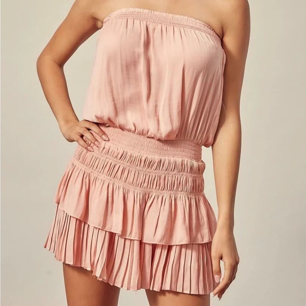 Strapless Pink Dress